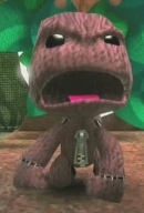 Angry sackboy