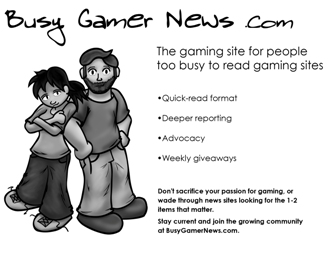 Busy Gamer News ad
