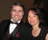Child's Play Dinner 2008: Gamewatcher and GrrlGotGame: all dressed up