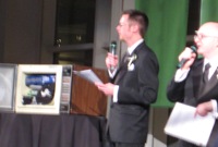 Child's Play Dinner 2008: Jerry and Mike auction the Harmonix microwave