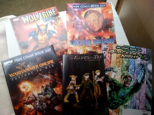Free Comics Day booty with bonus!