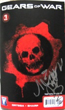 Signed Gears of War #1 comic book