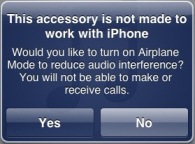 iPhone error