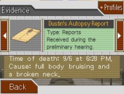 Phoenix Wright: Ace Attorney screenshot