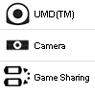 PSP icons