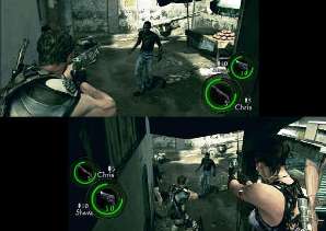Resident Evil 5 split screen co-op